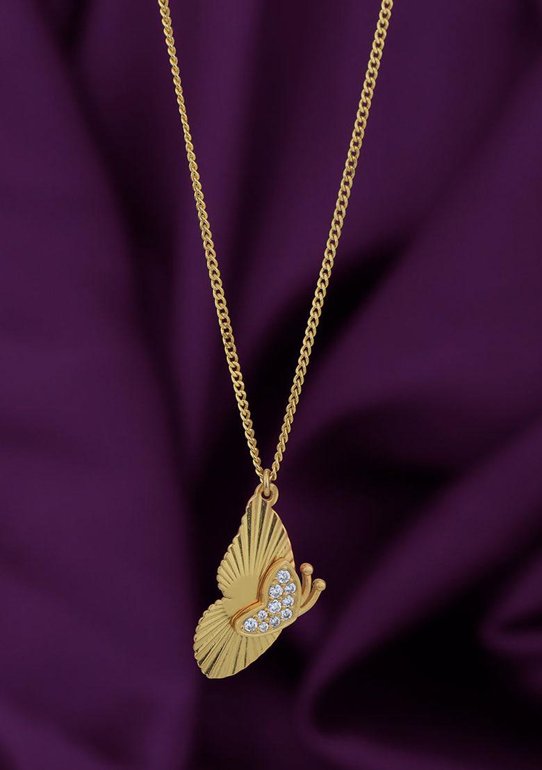 Gold Plated Pendant Necklace