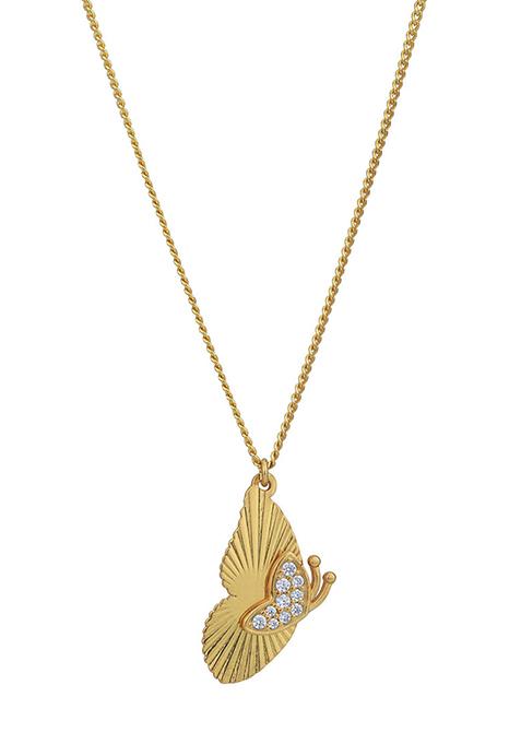 Gold Plated Pendant Necklace