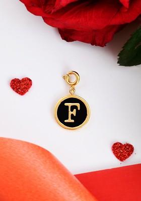 Black Gold Plated Pendant With Chain