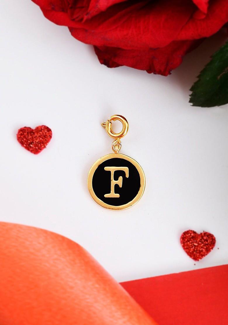 Black Gold Plated Pendant With Chain