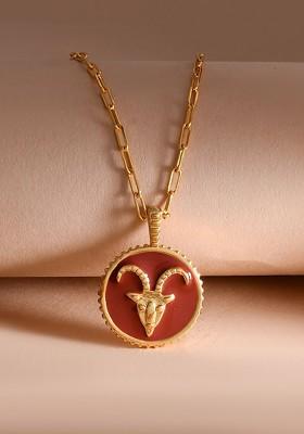 Gold Plated Pendant With Chain