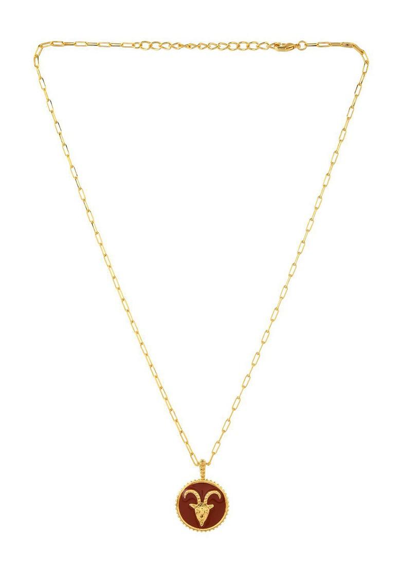 Gold Plated Pendant With Chain