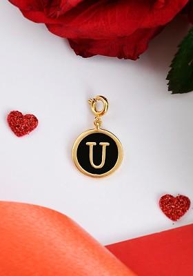 Black Gold Plated Pendant With Chain