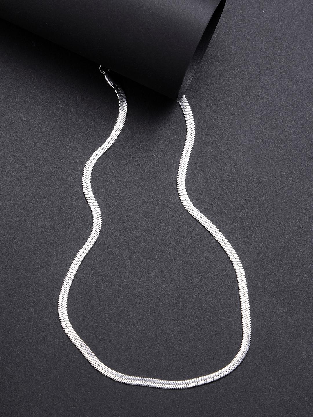 Silver Toned German Oxidised Chain