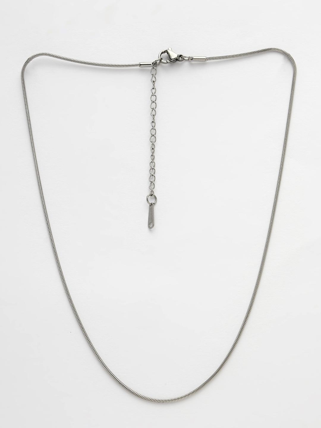 Silver Toned German Oxidised Chain