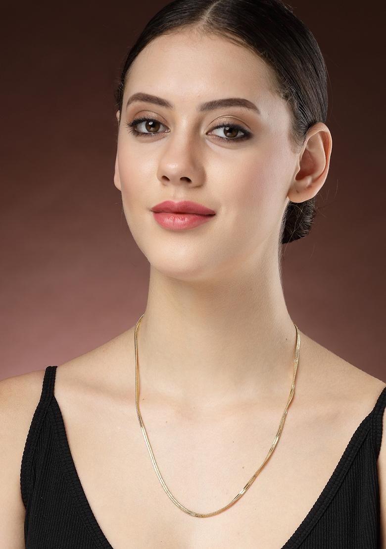 Gold Gold Plated Minimal Chain