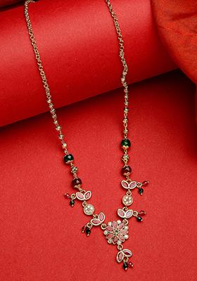 Multi color Gold Plated Minimal Chain