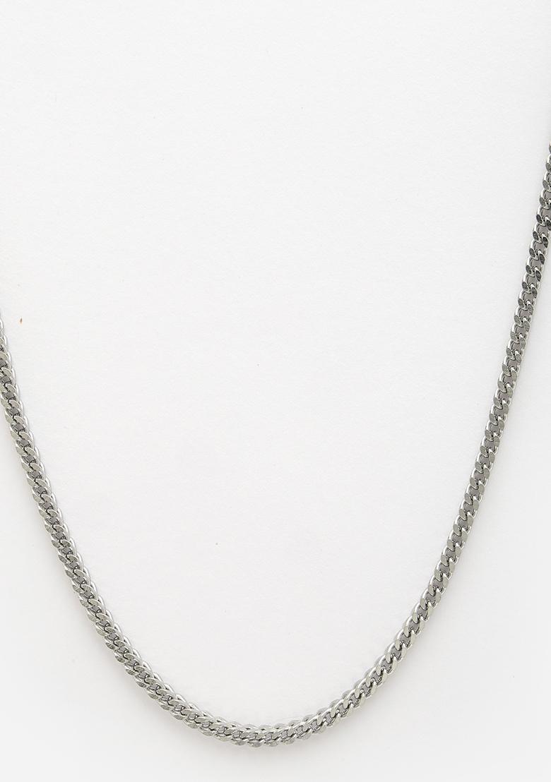 Silver Plated Stainlessteel Chain For Men