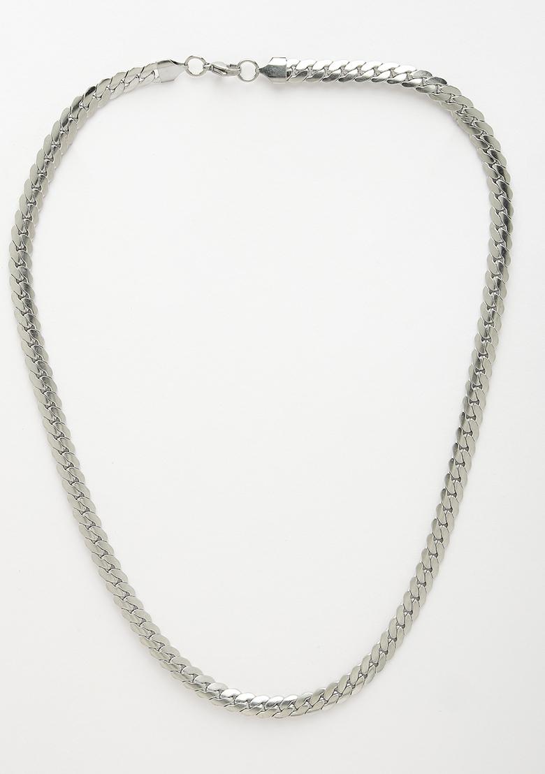 Silver Plated Stainlessteel Chain For Men
