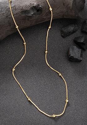 Gold Set Of 3 Gold Plated Minimal Chain