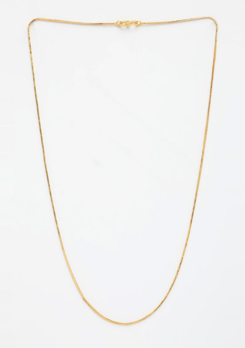 Gold Set Of 3 Gold Plated Minimal Chain