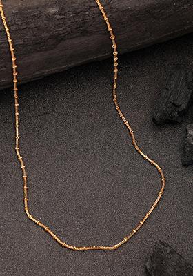 Gold Set Of 3 Gold Plated Minimal Chain