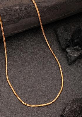 Gold Set Of 3 Gold Plated Minimal Chain