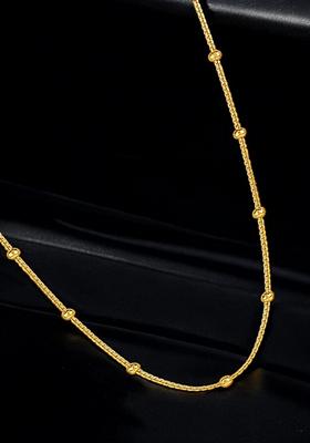 Gold Plated Ball Design Chain
