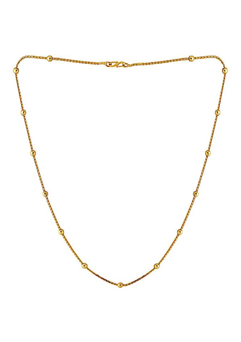 Gold Plated Ball Design Chain