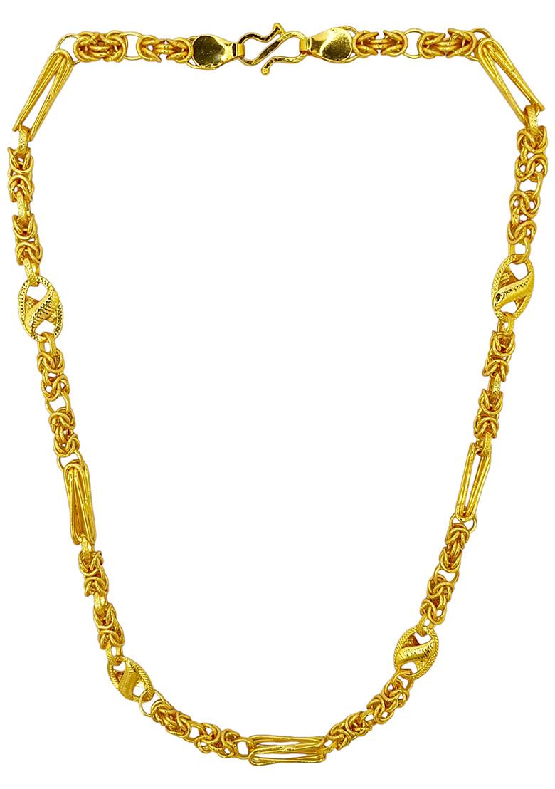 Gold Plated Curb Belcher Chain
