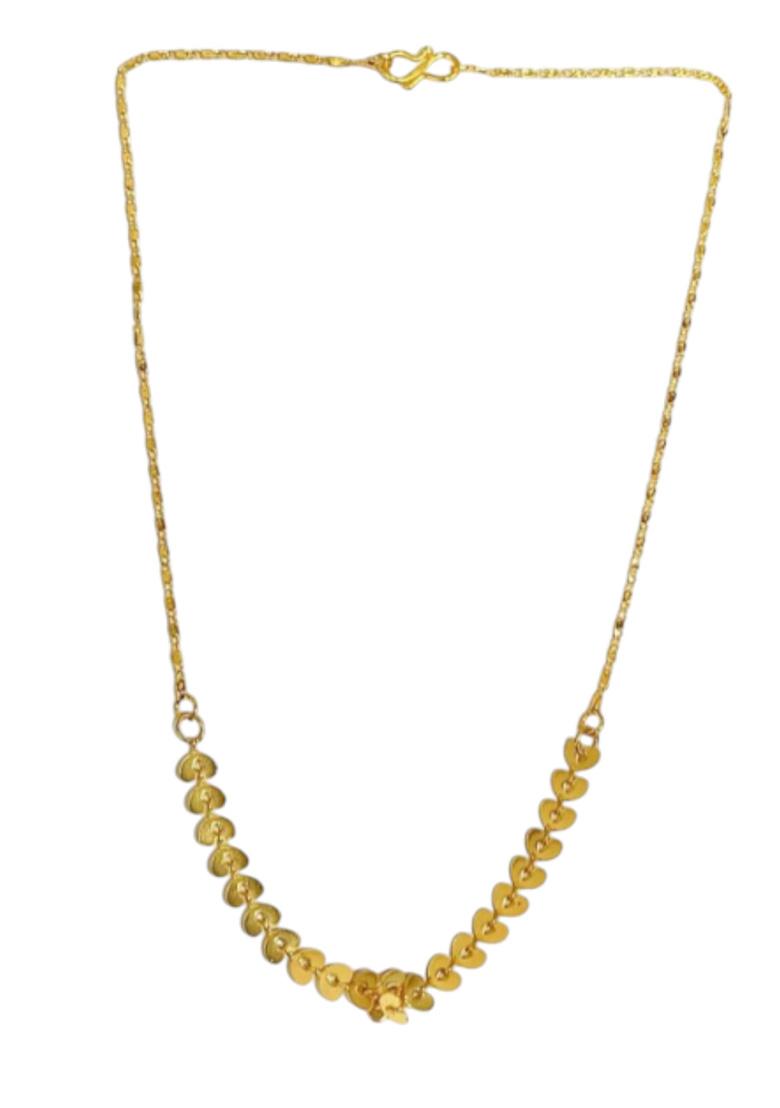 Gold Plated Minimal Hearts Chain
