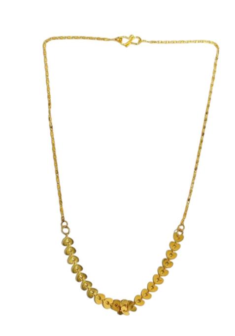 Gold Plated Minimal Hearts Chain
