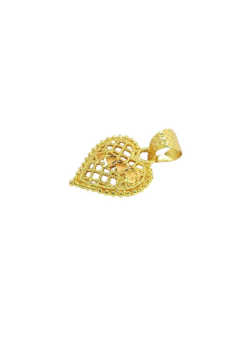 Gold Plated Round Meenakari Pendant Chain
