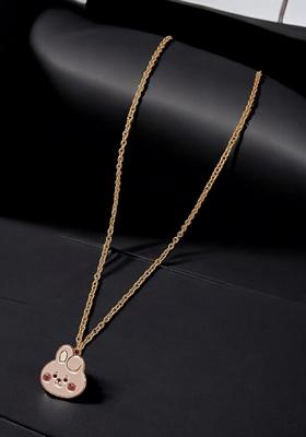 Gold Plated Cute Bts Cooky Link Chain