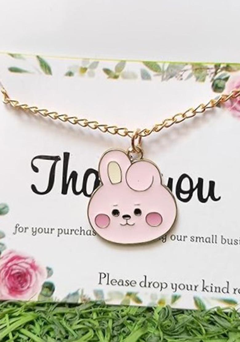 Gold Plated Cute Bts Cooky Link Chain