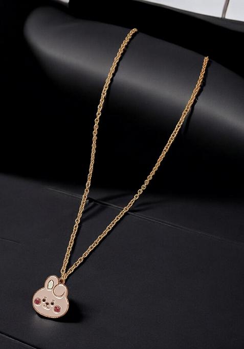 Gold Plated Cute Bts Cooky Link Chain