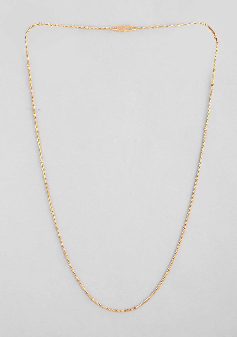 Gold Plated Small Beads Chain