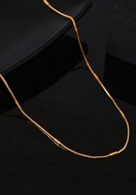 Gold Plated Self Designed Pipe Chain