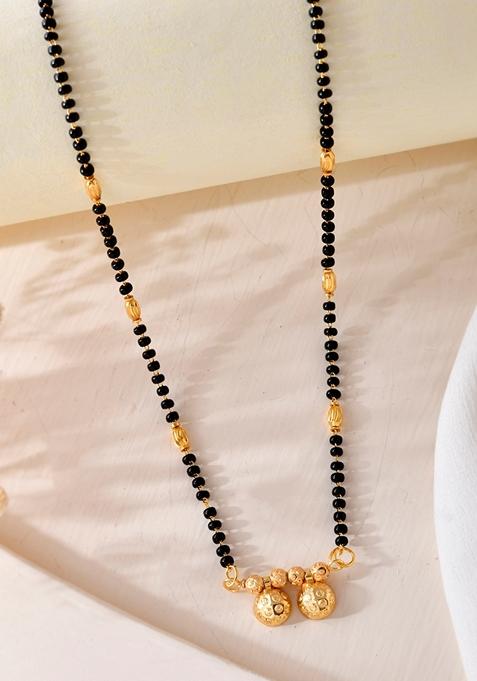 Gold Plated Beaded Mangalsutra