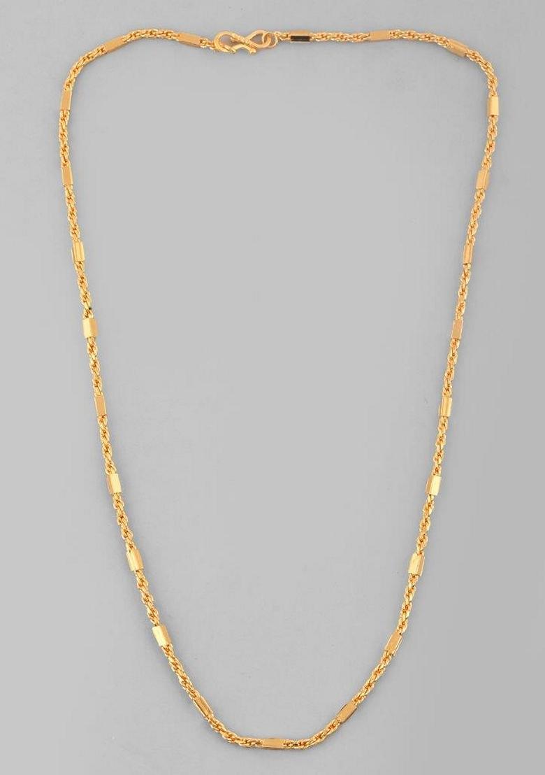 Gold Plated Pipe Chain