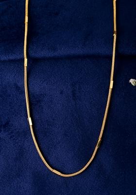 Gold Plated Pipe Chain