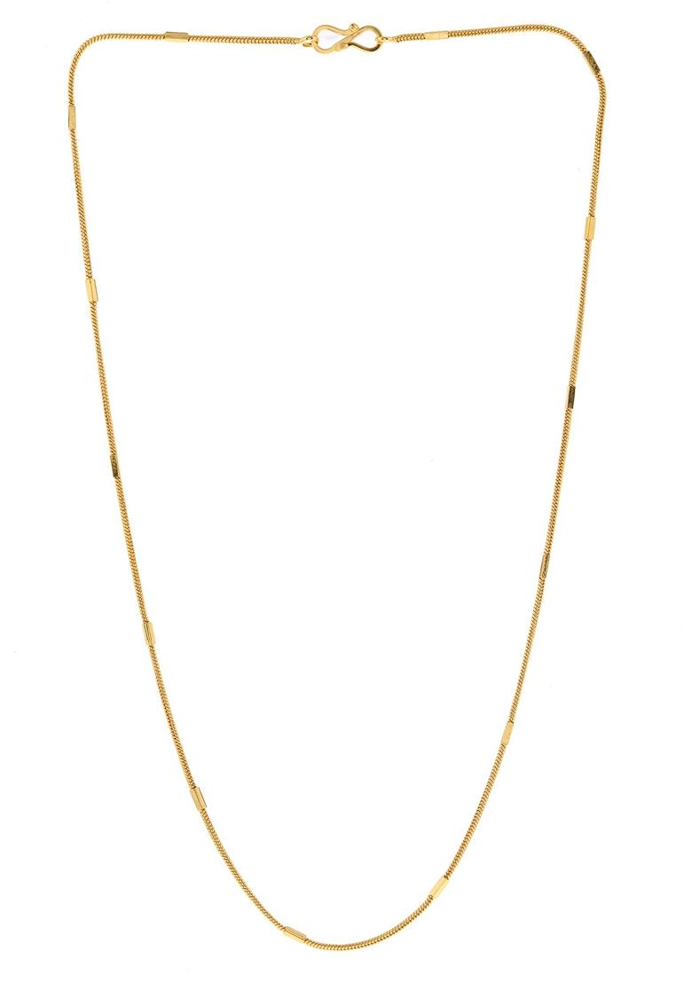 Gold Plated Pipe Chain