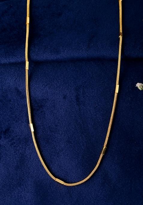 Gold Plated Pipe Chain