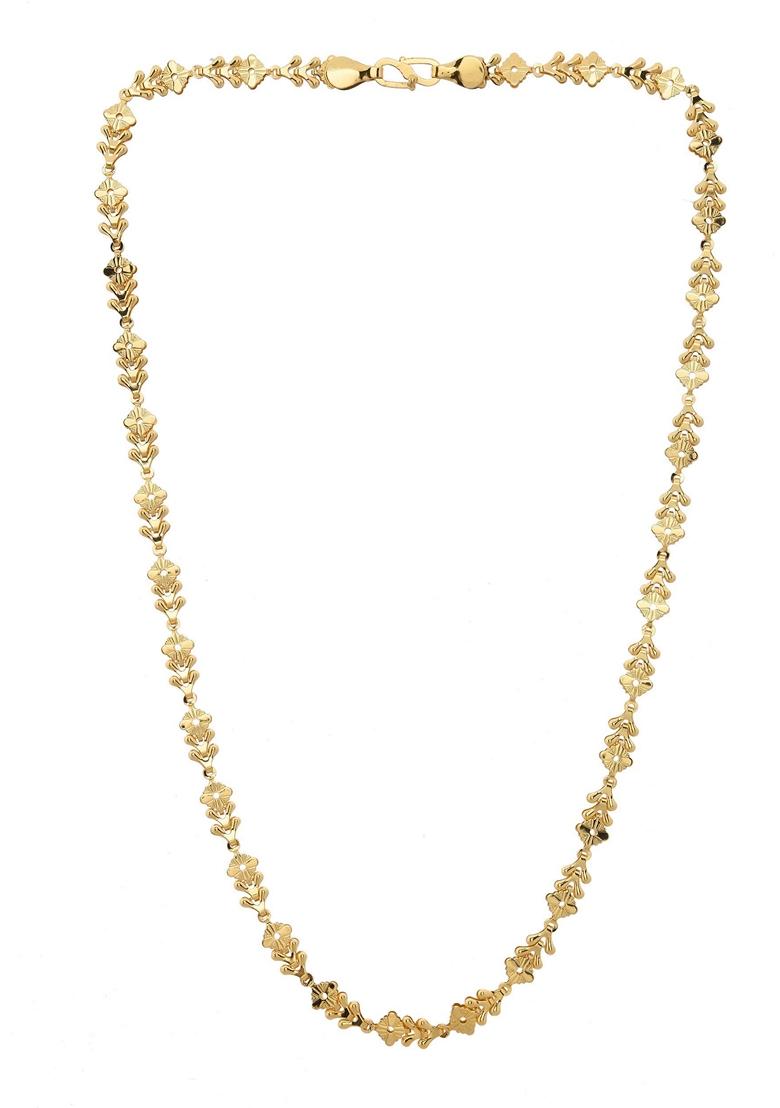 Gold Plated Designer Square Chain