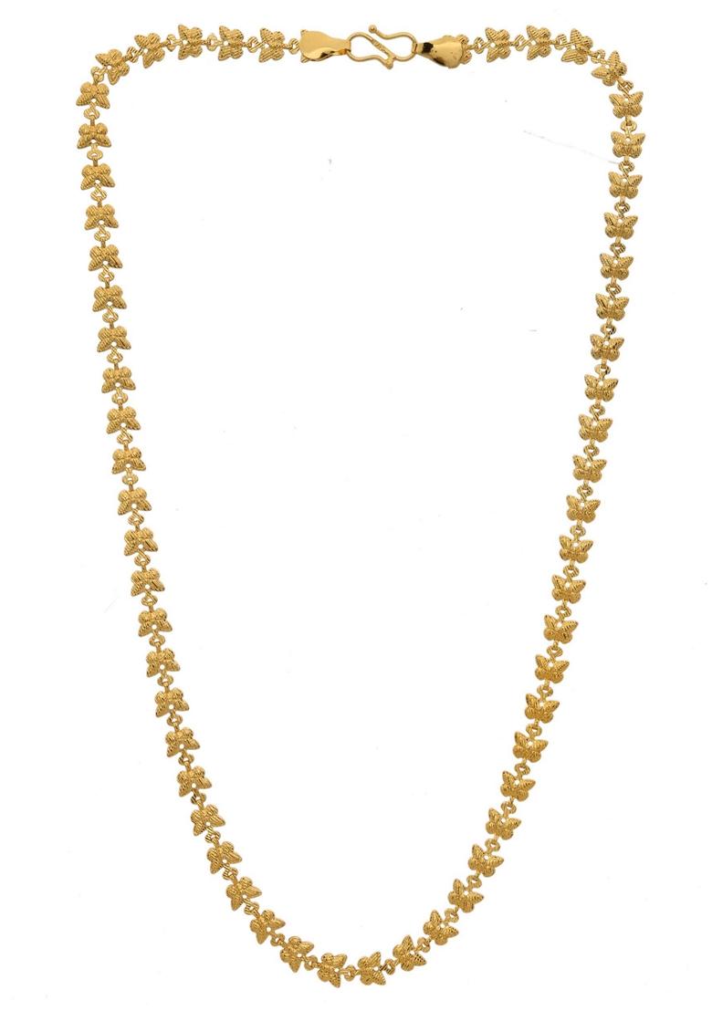 Gold Plated Designer Butterfly Chain