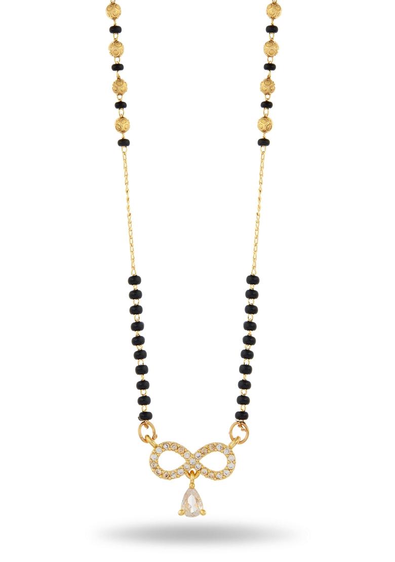 American Diamond Gold Plated Mangalsutra