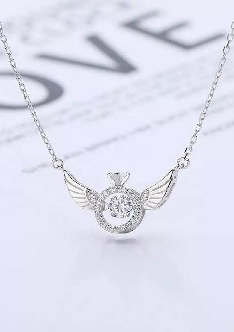 Silver Plated Anti Turnish Stainless Steel Chain Pendent Necklace