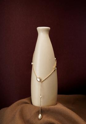 22Kt Gold Plated Pearl Mirage Necklace