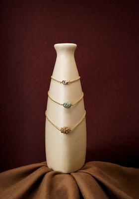 22Kt Gold Plated Whimsy Wraps Pastel Green
