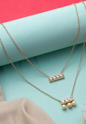 22Kt Gold Plated Lustrous Lineage Stackable Necklace