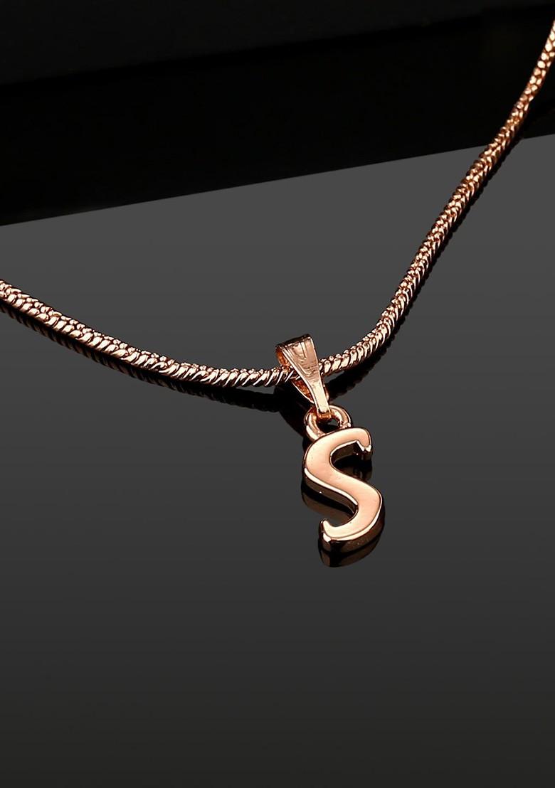 Rose Gold Solid Gold Plated Pendant