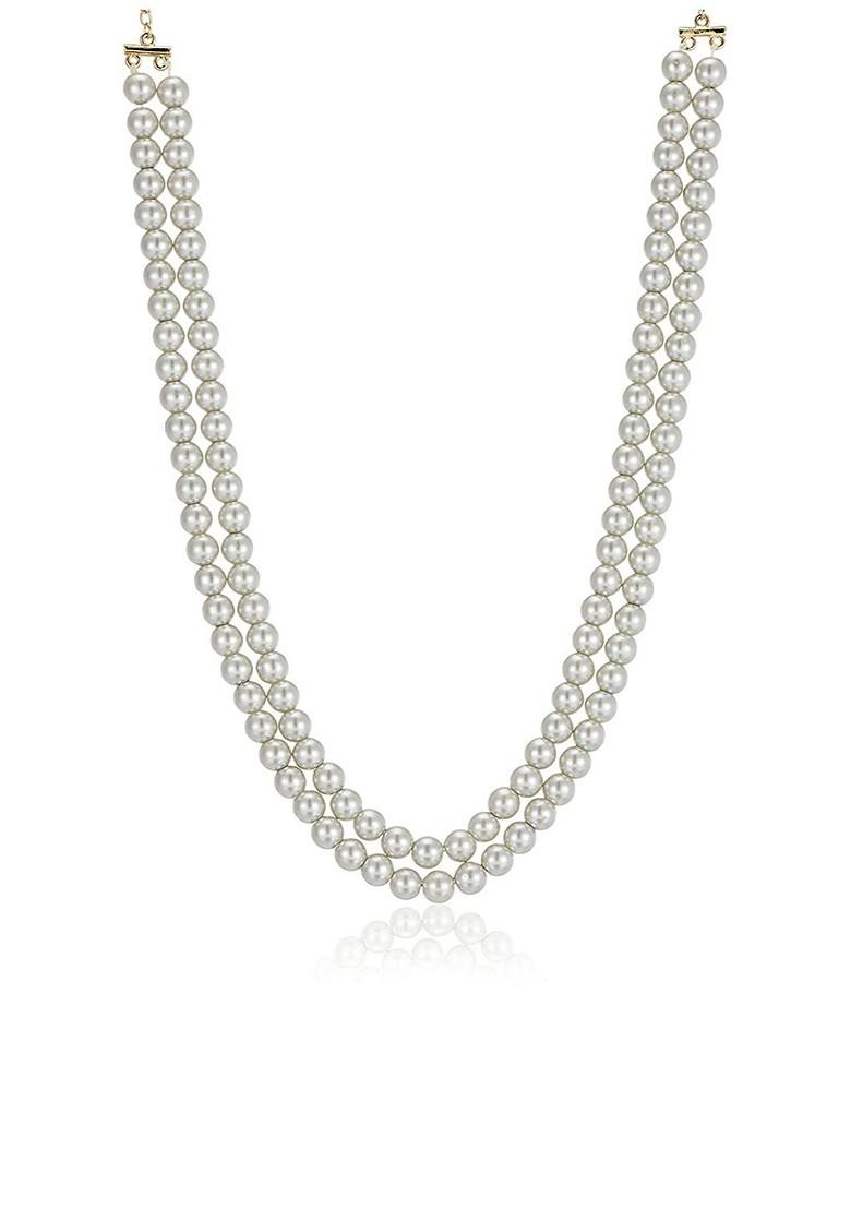 Grey Solid Gold Plated Chain And Pendant