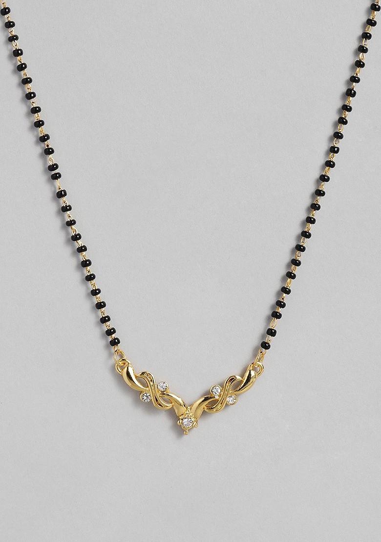 Gold Solid Gold Plated Chain And Pendant