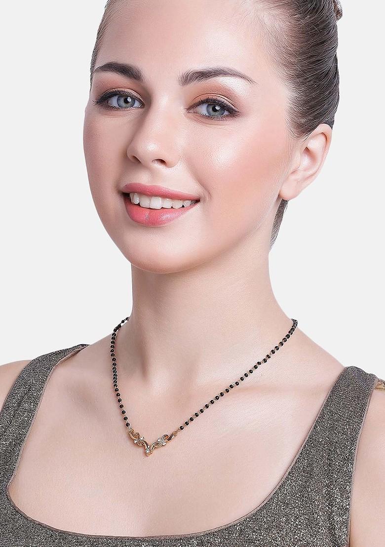 Gold Solid Gold Plated Chain And Pendant