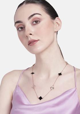 Rose Gold Solid Gold Plated Chain And Pendant