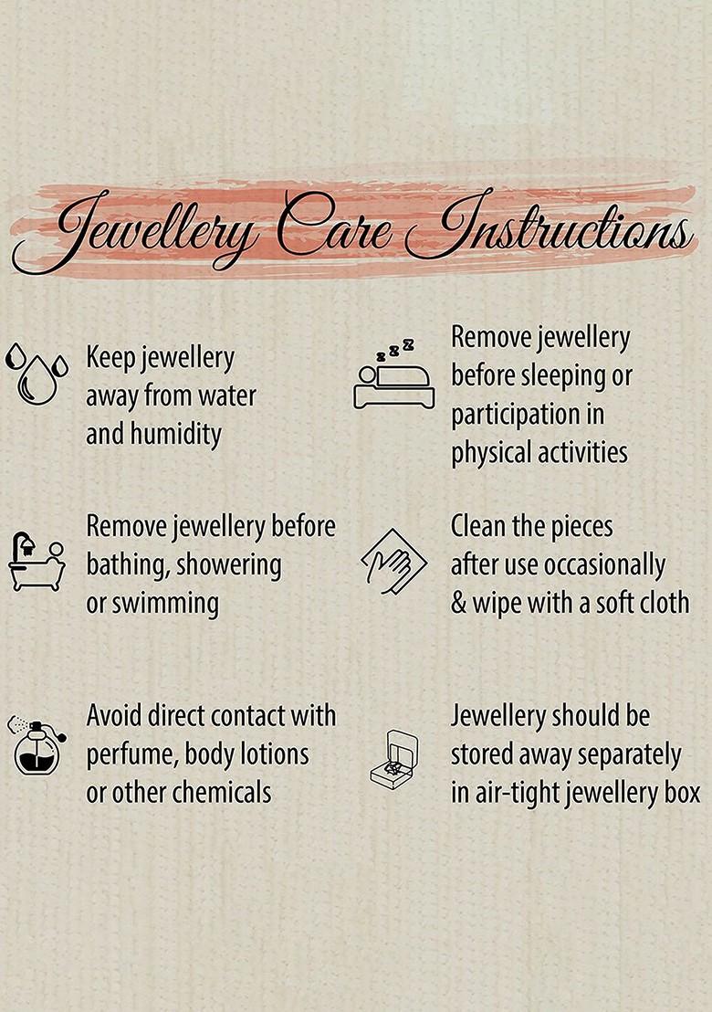 White Solid Rhodium Plated Chain And Pendant