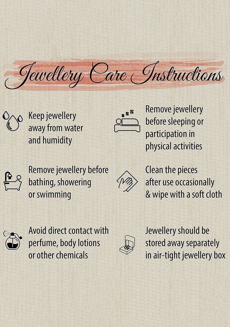 Silver Solid Rhodium Plated Chain And Pendant - Indya