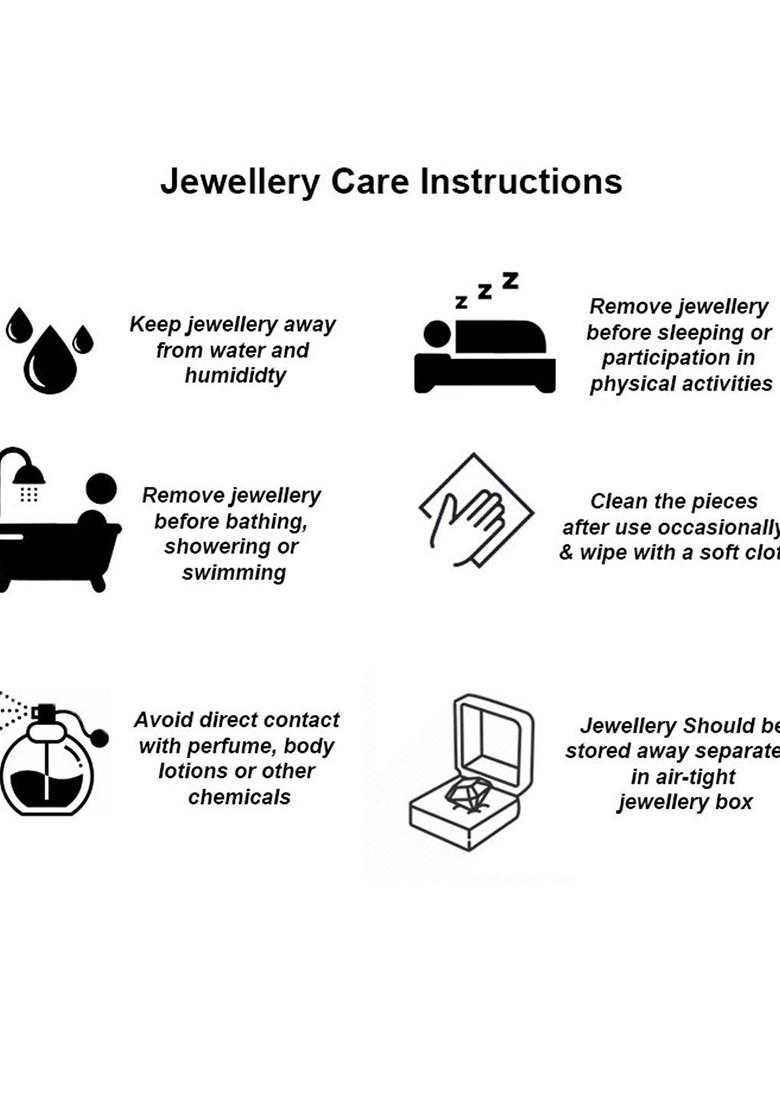 Rose Gold Beaded Gold Plated Chain And Pendant