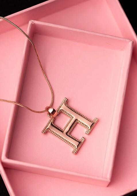 Rose Gold Solid Gold Plated Pendant