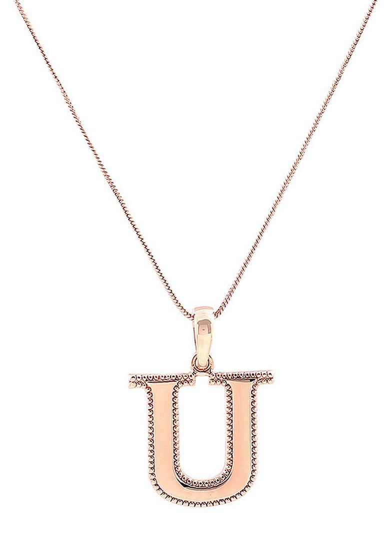 Rose Gold Solid Gold Plated Pendant